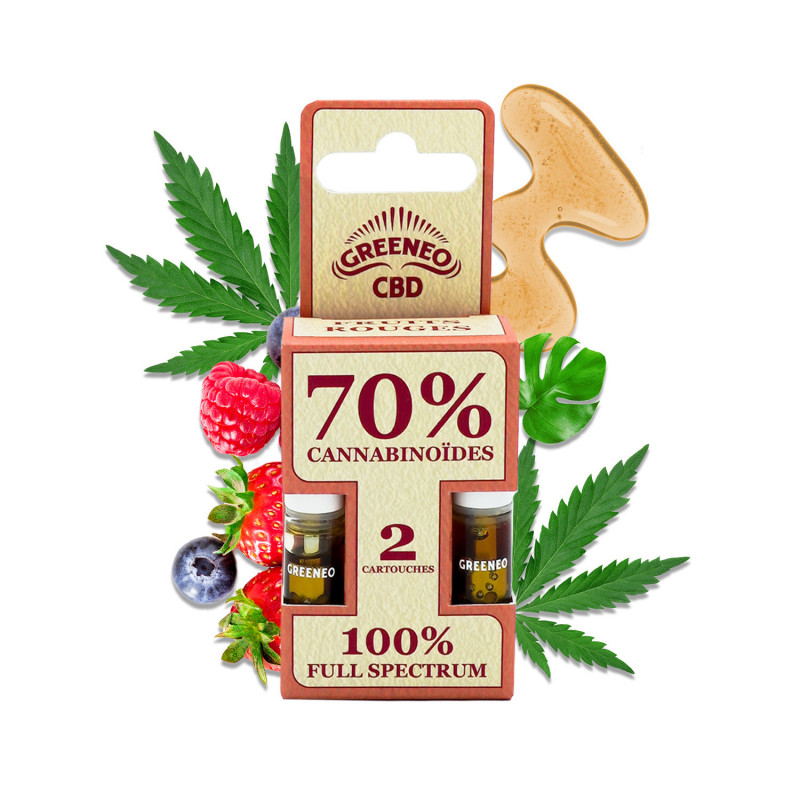 Cartouche e-liquide CBD full spectrum 70% - 2 pcs sans nicotine — vue 3