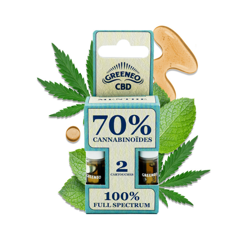 Cartouche e-liquide CBD full spectrum 70% - 2 pcs sans nicotine — vue 4