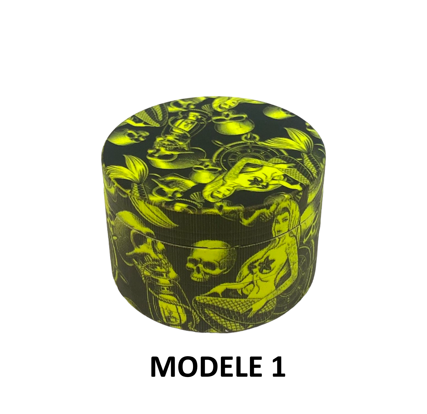 Grinder 50mm green skulls