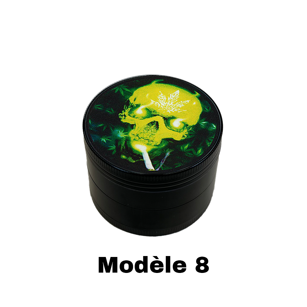 Grinder 50mm green skulls — vue 12