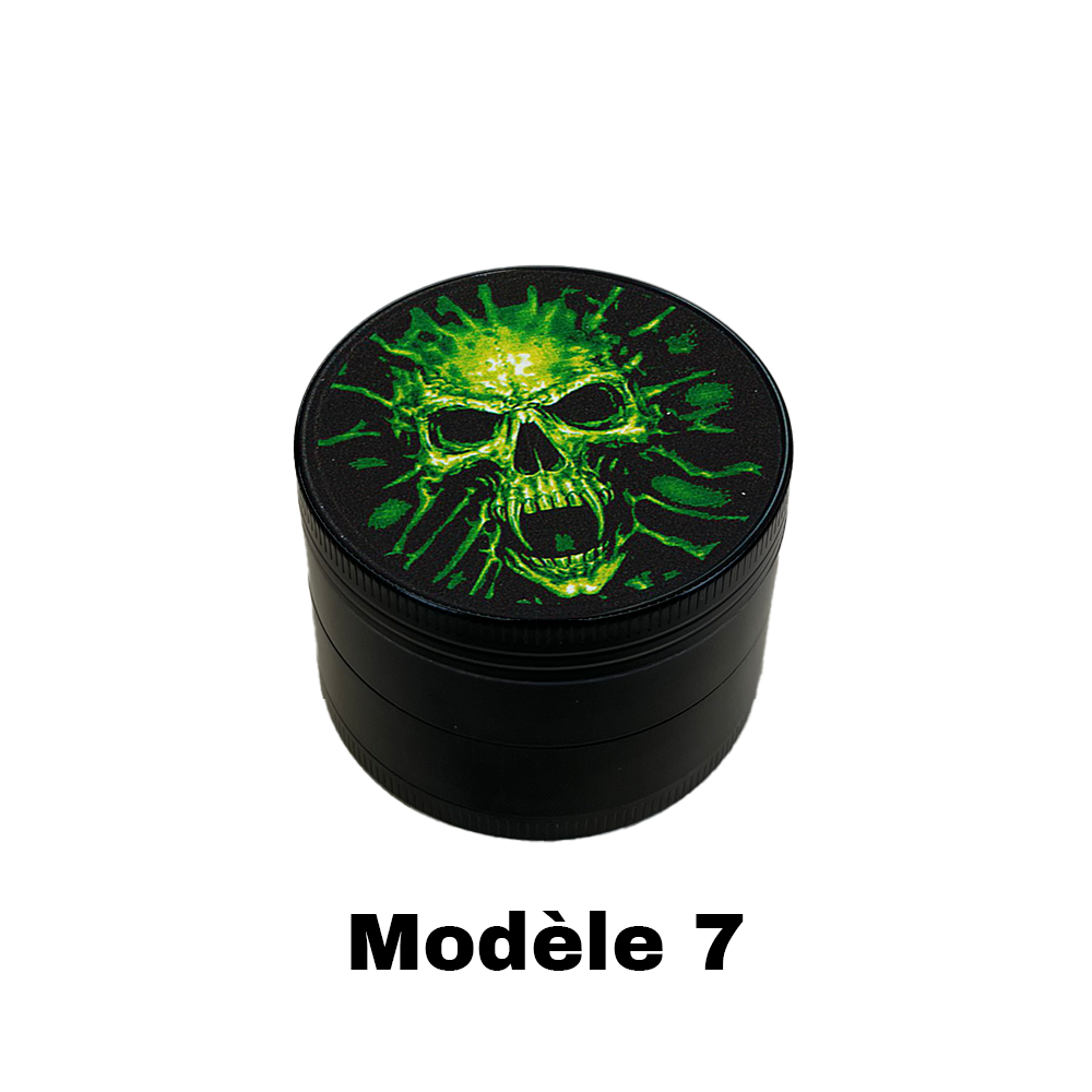 Grinder 50mm green skulls — vue 10