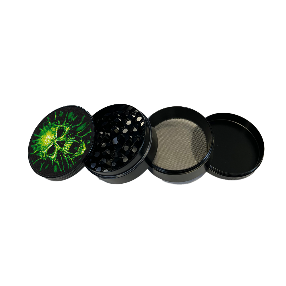 Grinder 50mm green skulls — vue 11