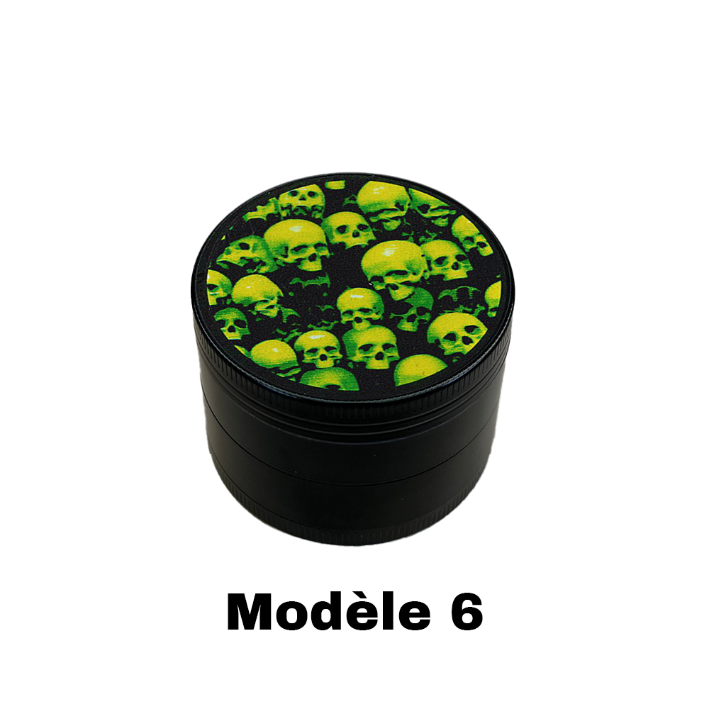 Grinder 50mm green skulls — vue 8