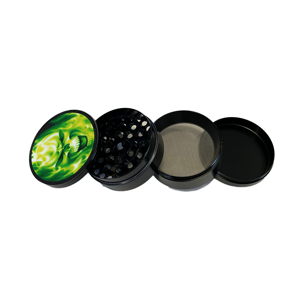 Grinder 50mm green skulls — vue 7