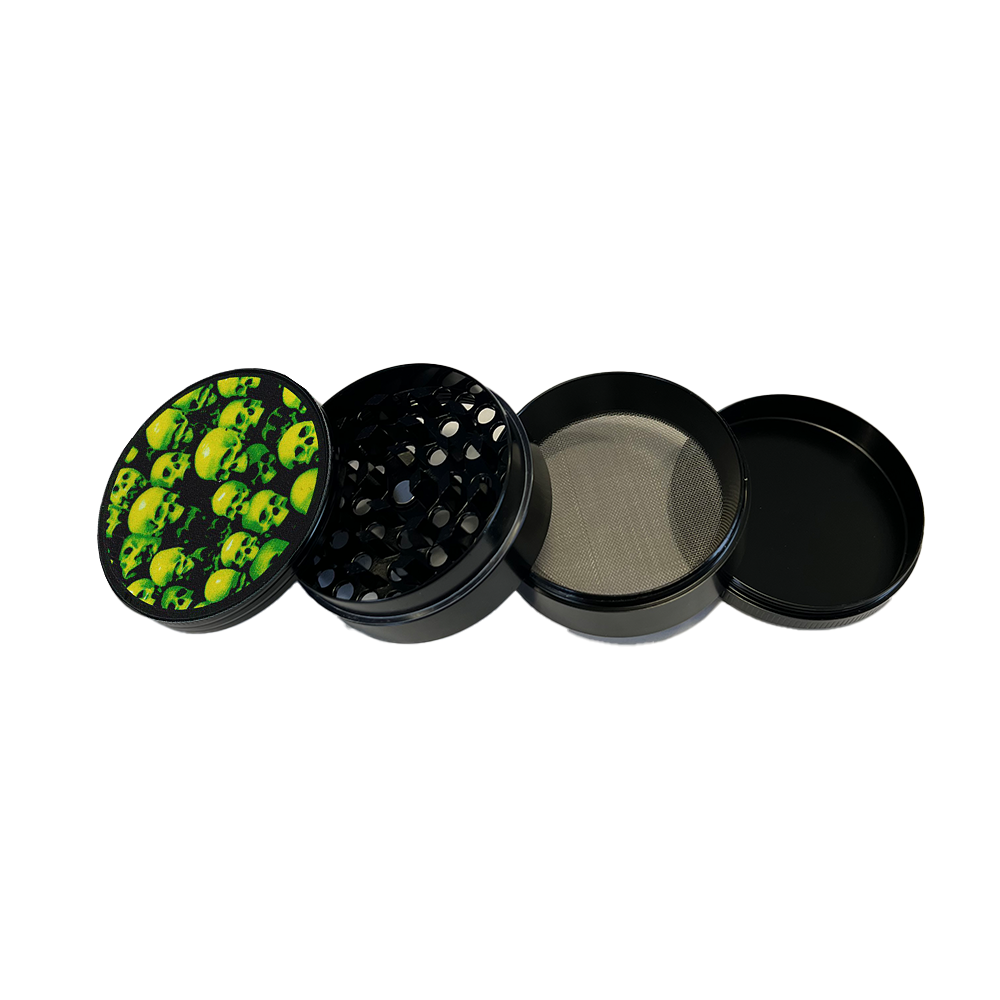 Grinder 50mm green skulls — vue 9