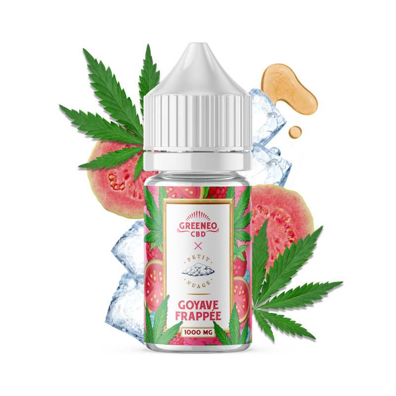 E-liquide CBD goyave frappée sans nicotine