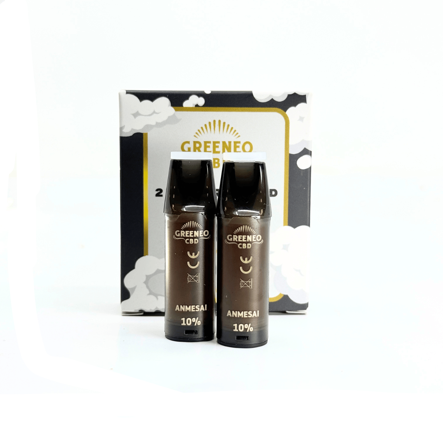 Cartouche e-liquide CBD 10% Anmesai - 2 pcs sans nicotine — vue 2