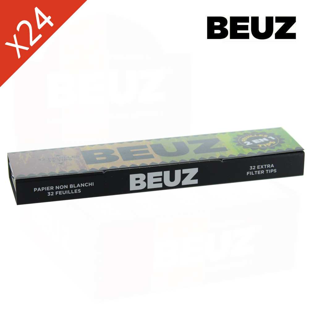 Boite de 24 carnets Beuz Brown Slim King Size + Filtres — vue 2
