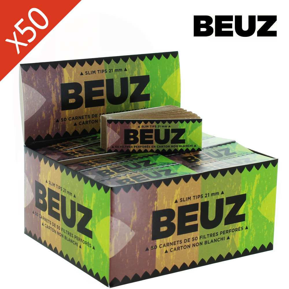 Boîte de 50 carnets de filtres à rouler Beuz — vue 2