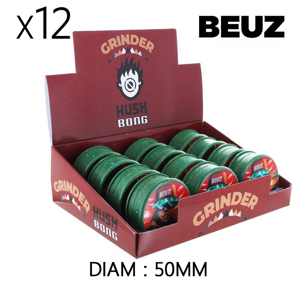 Boîte de 12 Grinders en chanvre Dj Beuz écologique — vue 3