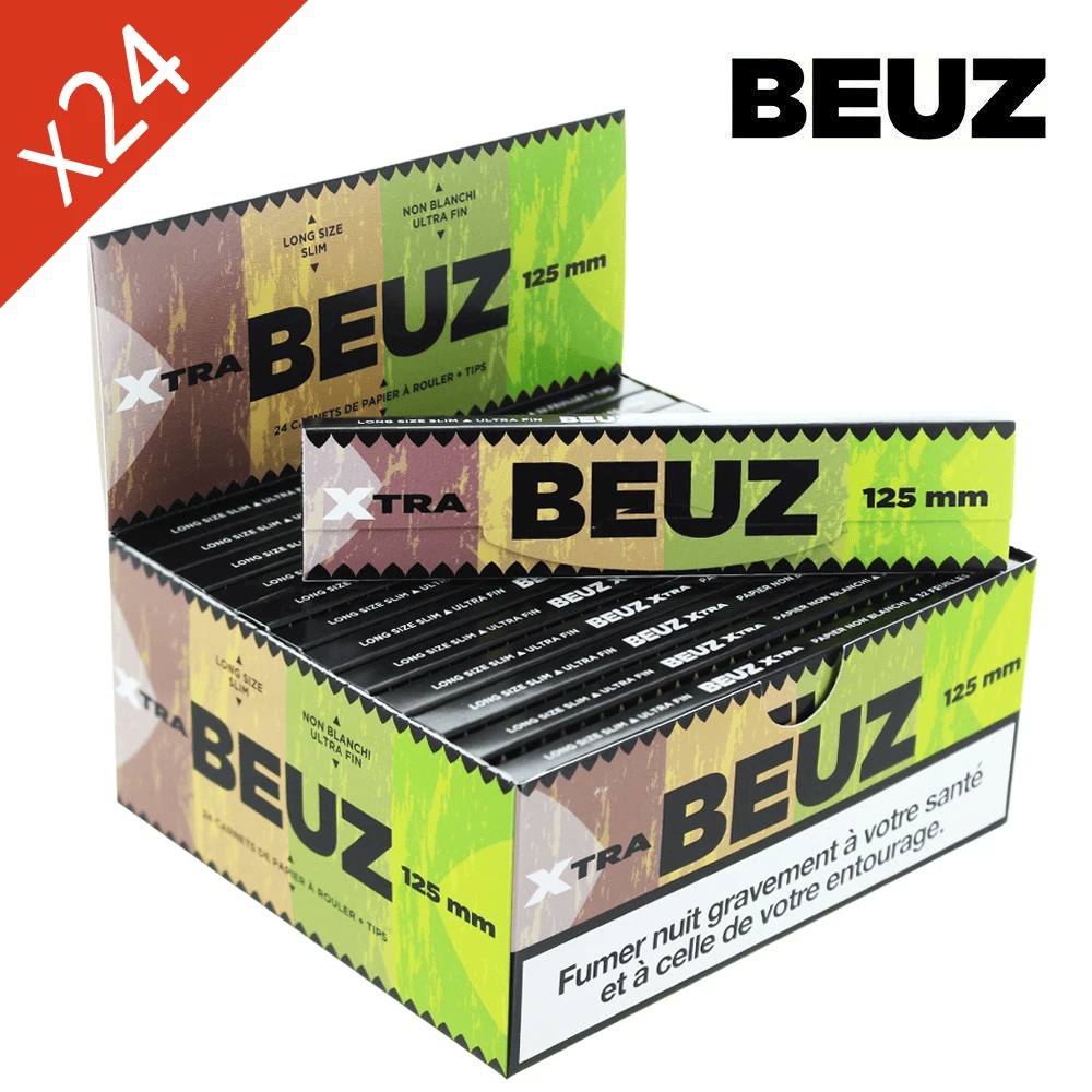 Feuilles Slim Long Beuz 125mm Brown - Boîte de 24 carnets — vue 4