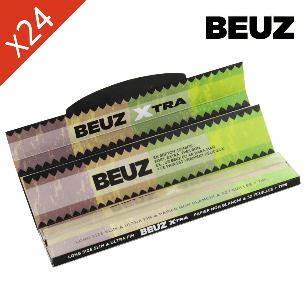 Feuilles Slim Long Beuz 125mm Brown - Boîte de 24 carnets — vue 3