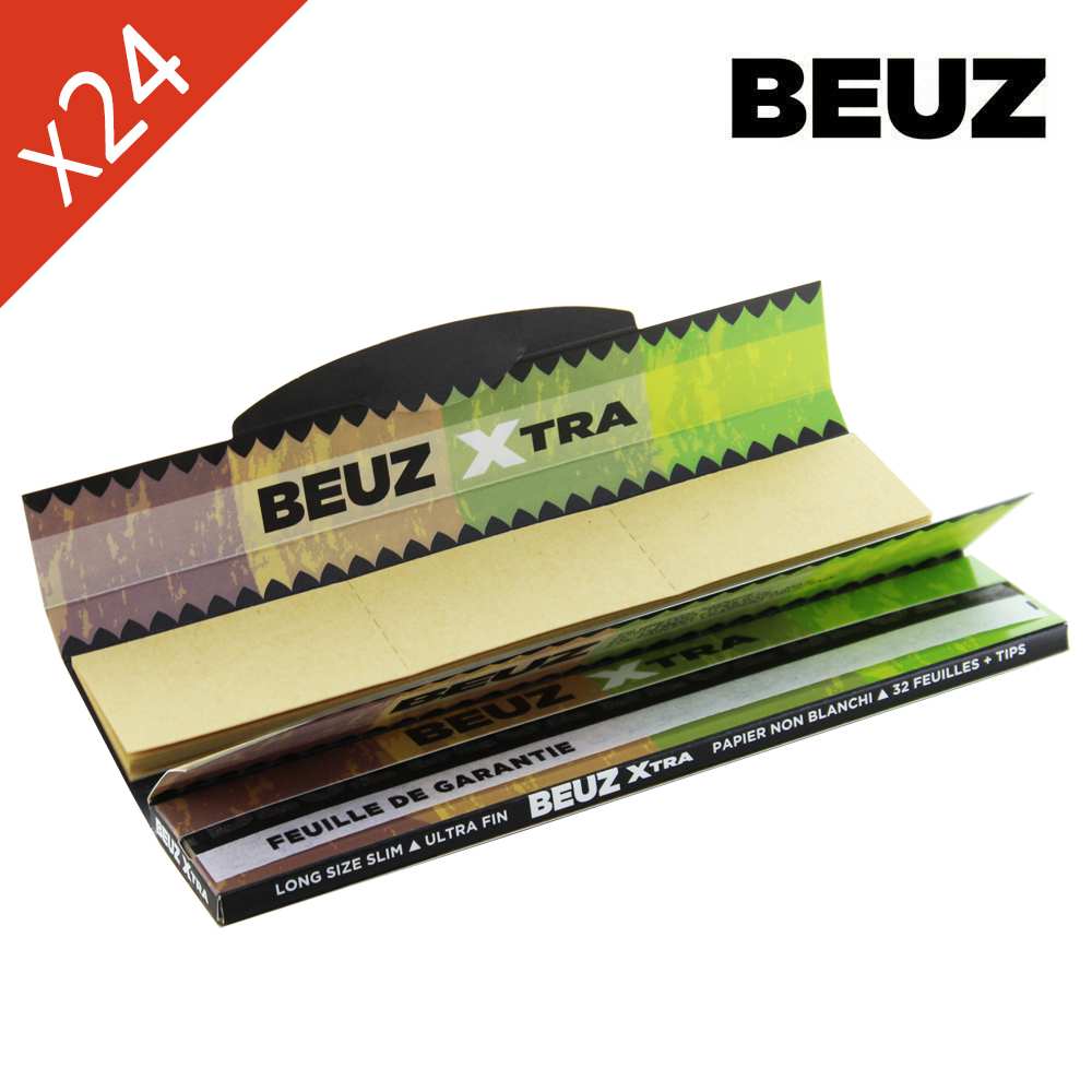 Feuilles Slim Long Beuz 125mm Brown - Boîte de 24 carnets — vue 2