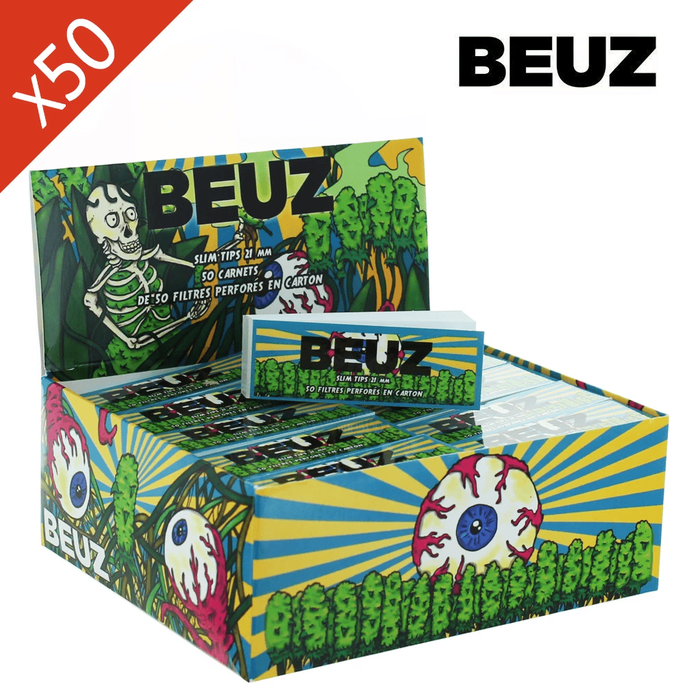 Filtres Beuz Slim Tips 21mm Skeleton - Boîte de 50 carnets — vue 3