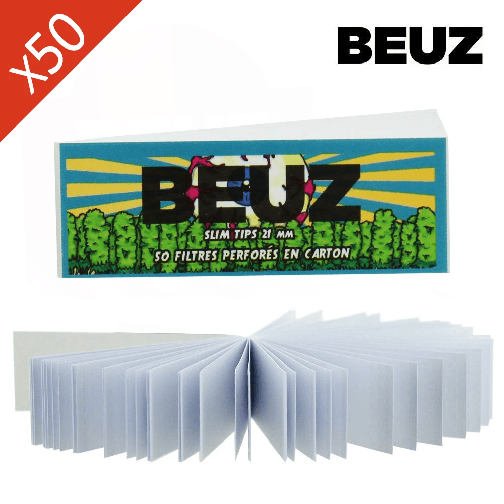 Filtres Beuz Slim Tips 21mm Skeleton - Boîte de 50 carnets — vue 2