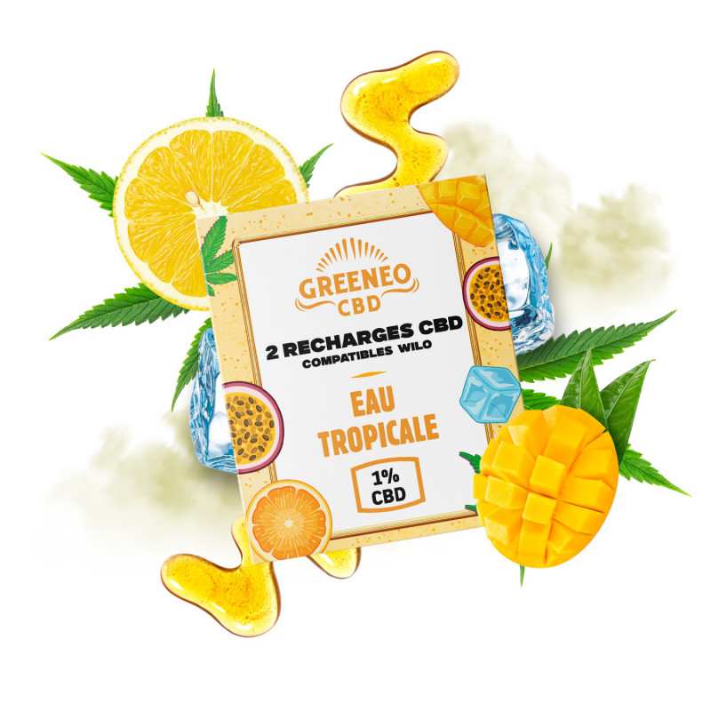 Cartouches CBD Eau Tropicale - 2 pcs — vue 2