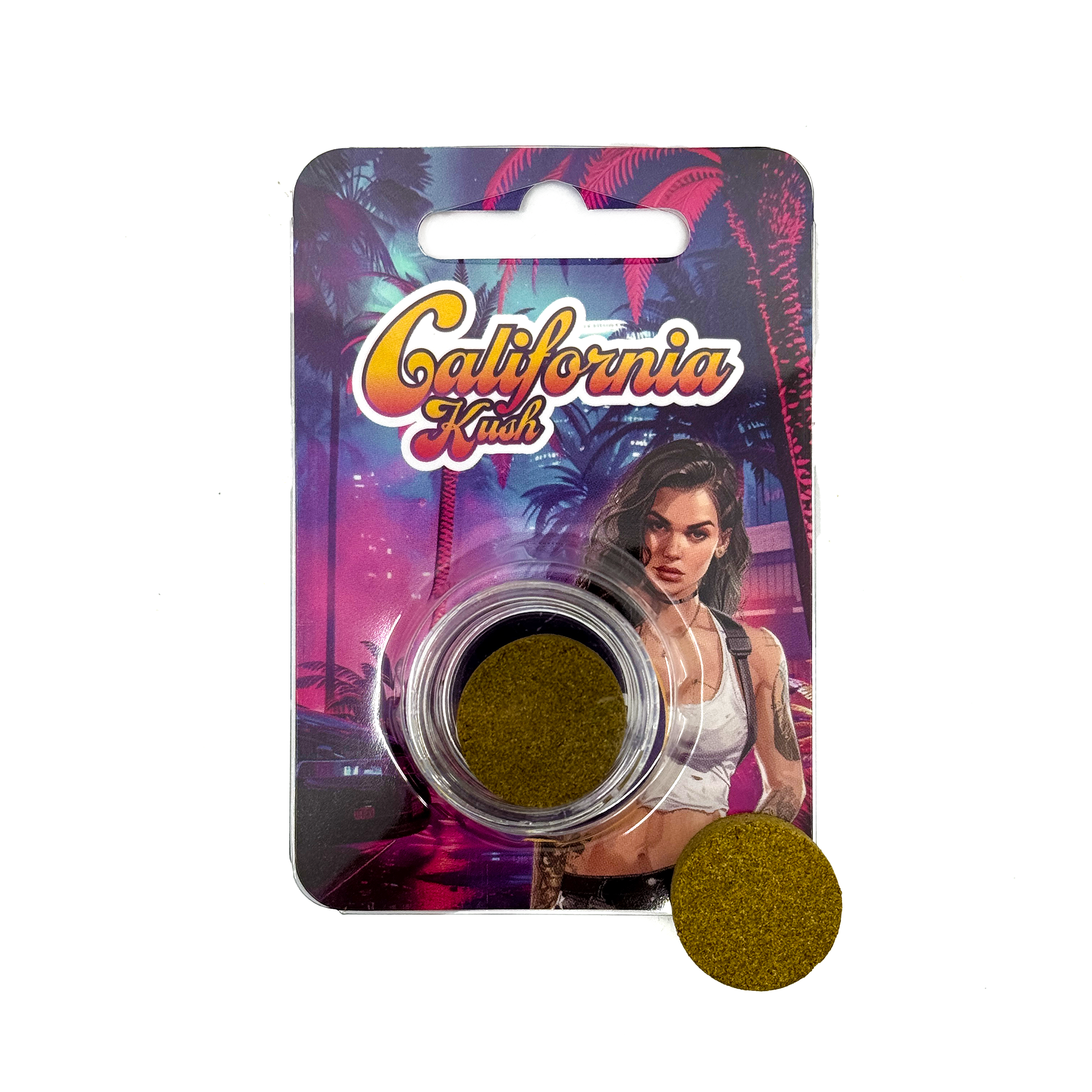 Hash 20% CBD Jaune Mousseux Amnesia - California Kush 3g — vue 2