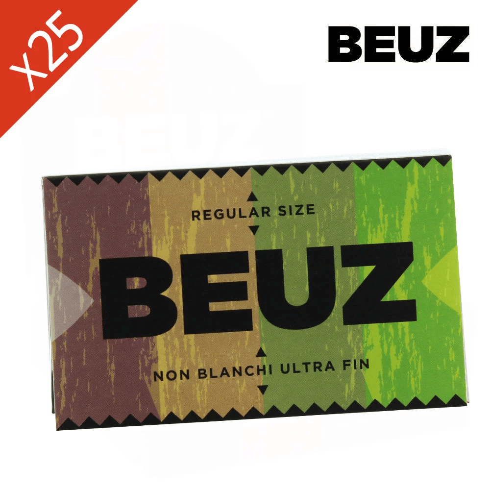 Boite de 25 Carnets Feuilles à rouler Beuz Brown Regular — vue 2