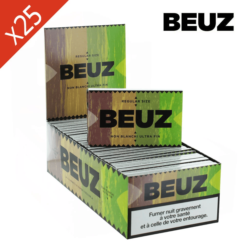 Boite de 25 Carnets Feuilles à rouler Beuz Brown Regular — vue 3