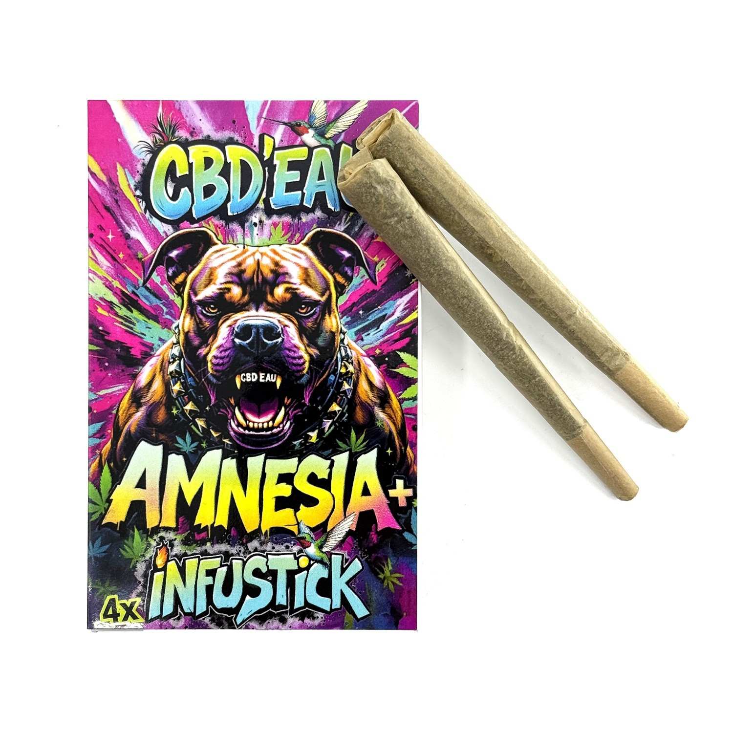 Pre-roll CBD Amnesia 7% - Lot de 4 sticks — vue 2