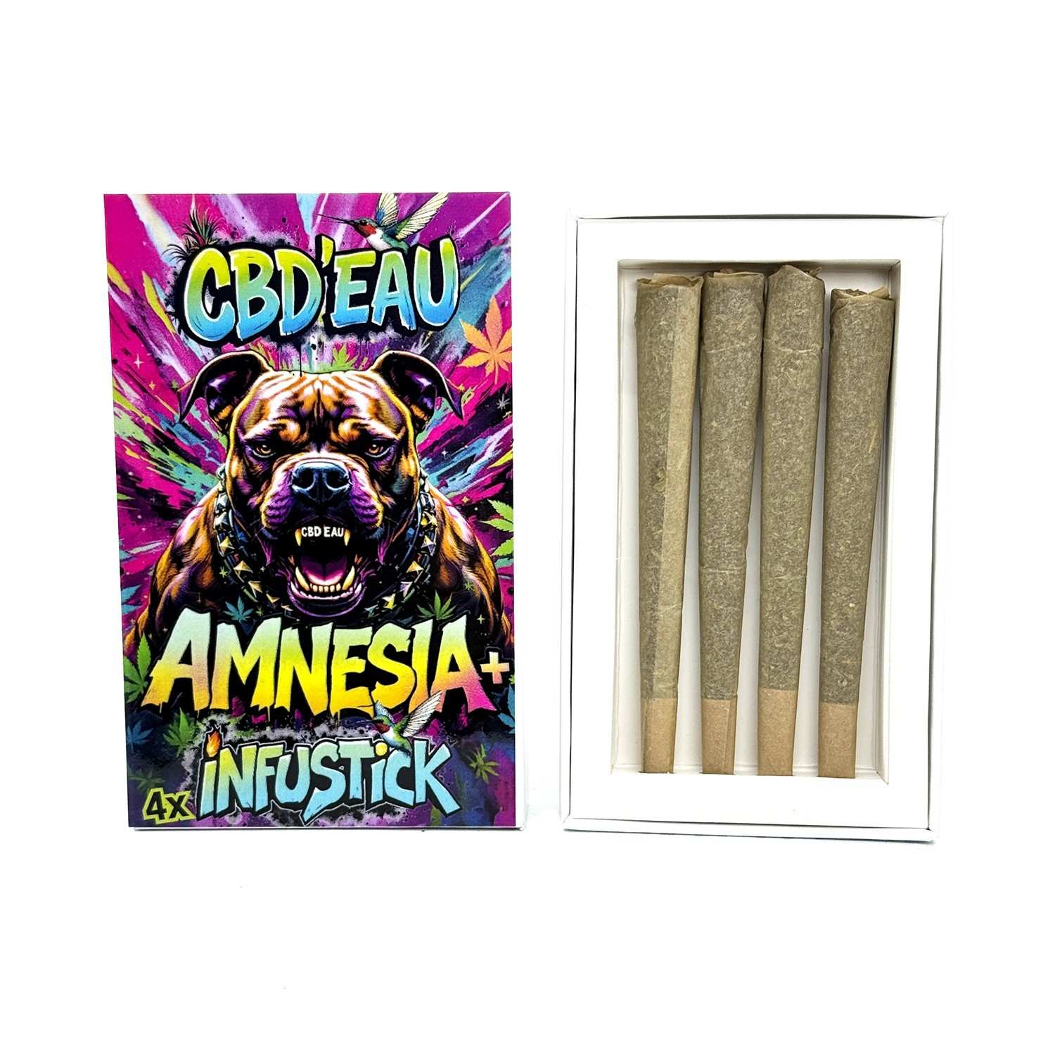 Pre-roll CBD Amnesia 7% - Lot de 4 sticks — vue 3