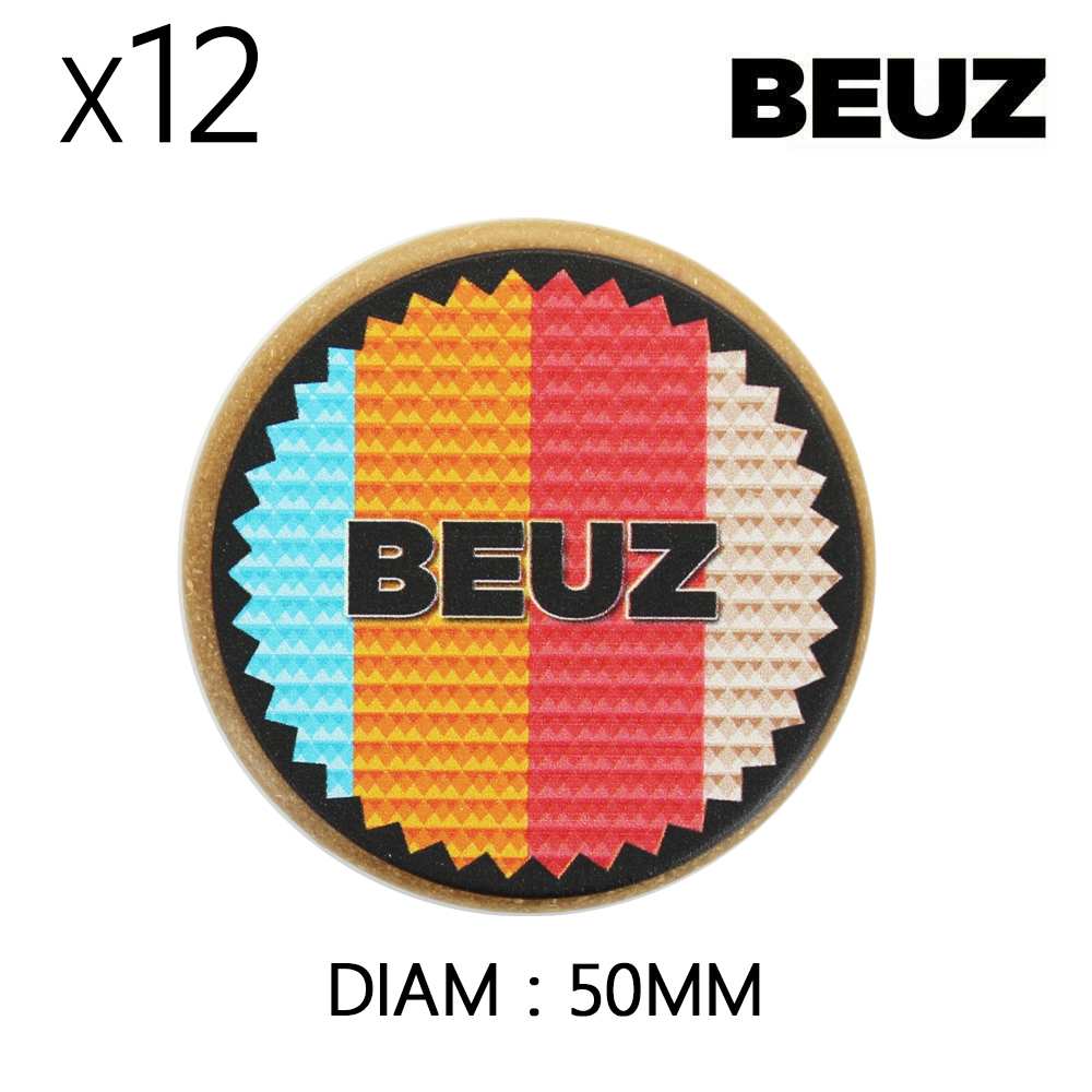 Boîte de 12 Grinders en chanvre 50 mm Beuz Organic — vue 2