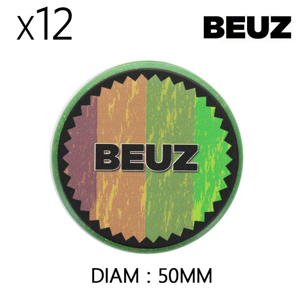 Boîte de 12 Grinders en chanvre 50 mm Beuz Green Organic — vue 2