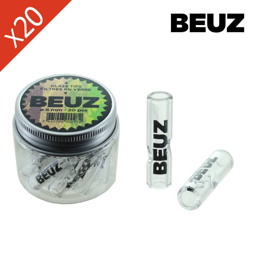 Boîte de 20 Filtres en verre 3cm x 8mm Beuz — vue 2
