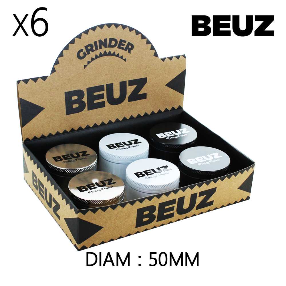Boîte de 6 Grinders Alu 50 mm Beuz Nexius — vue 4