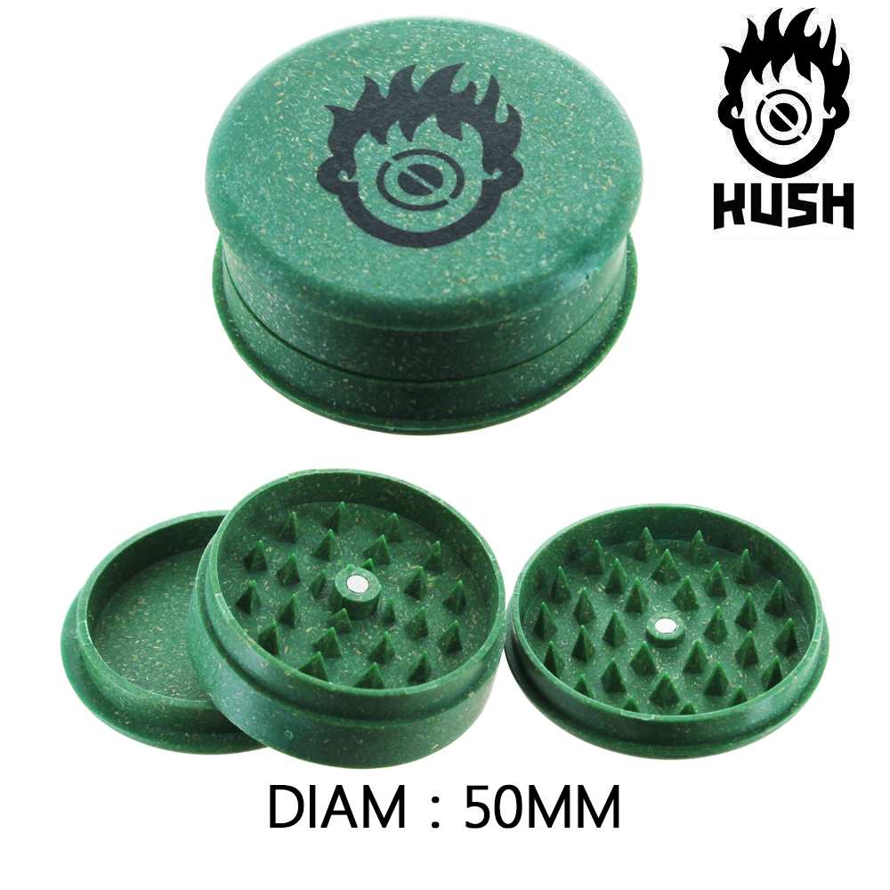 Grinder en chanvre 50 mm Kush Bong Green Organic — vue 2