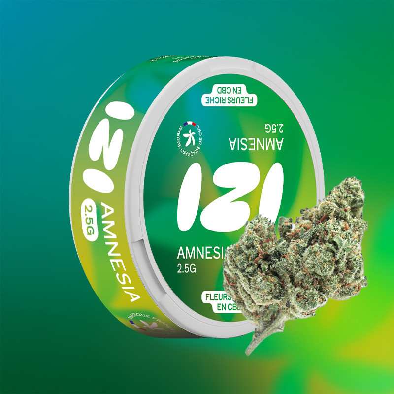 Fleur de CBD Amnesia 2.5g - IZI — vue 3