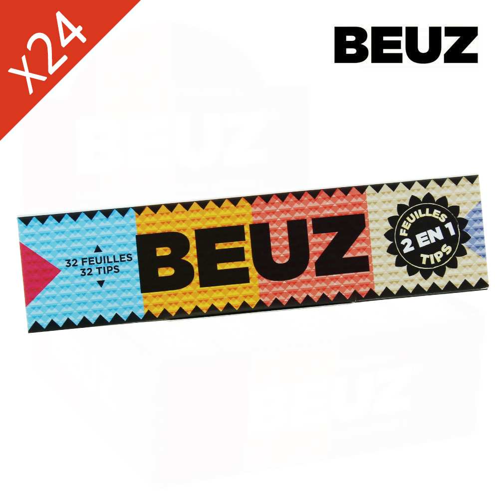 Boite de 24 carnets Beuz Blanc Slim King Size + Filtres — vue 3