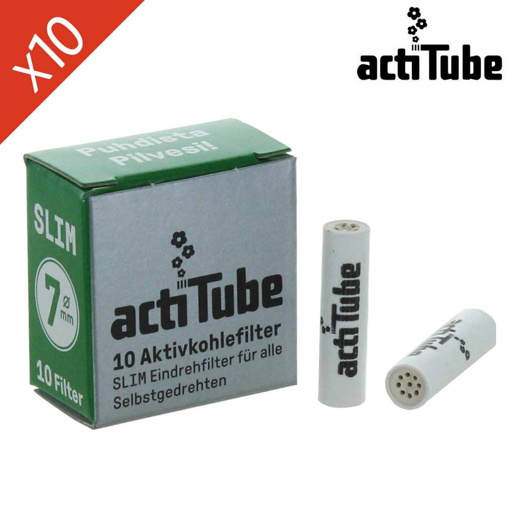 Paquet de 10 Filtre à Charbon Slim 7mm - ActiTube — vue 2