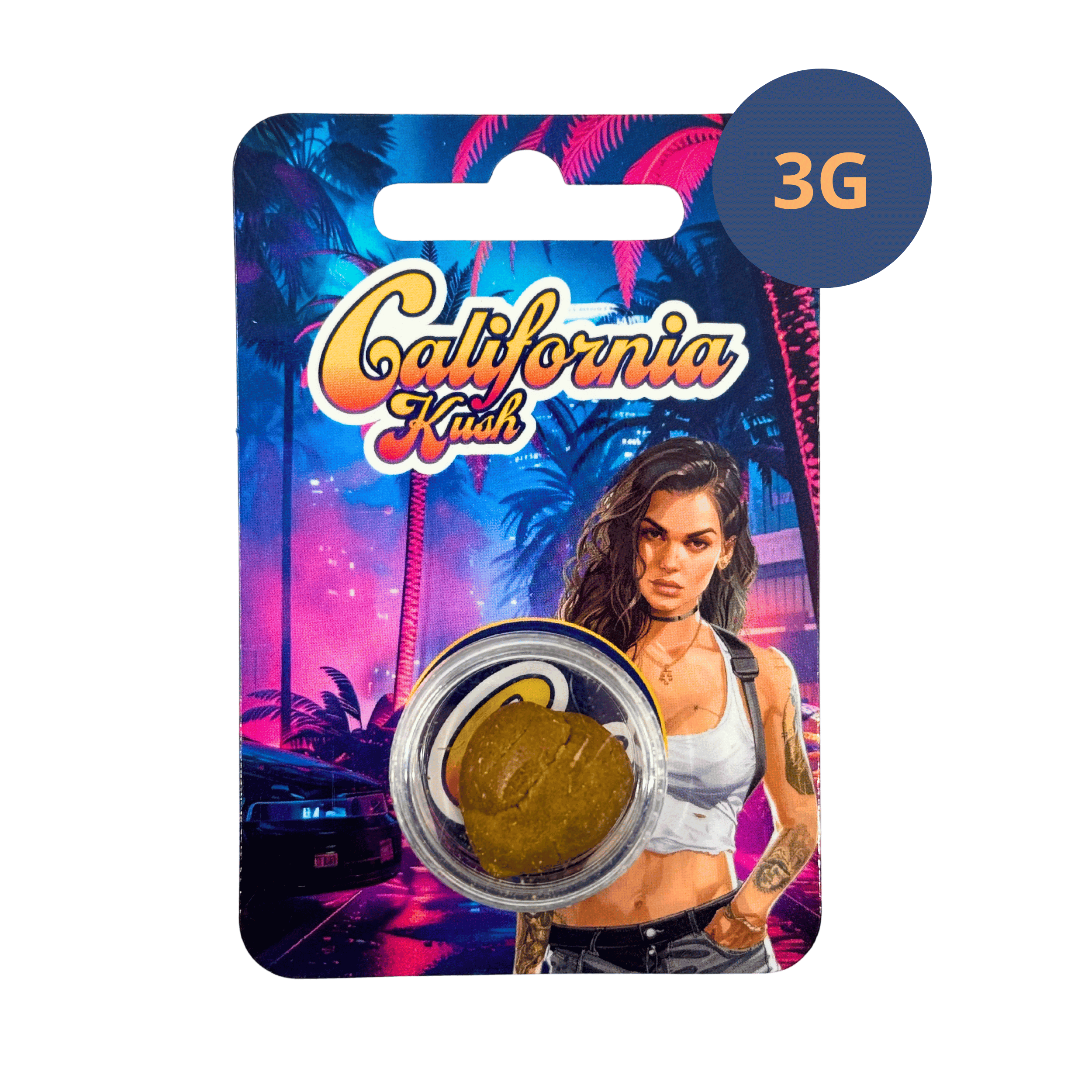 Résine Solide Amber CBD 30% - THC 0% California Kush 3g — vue 2