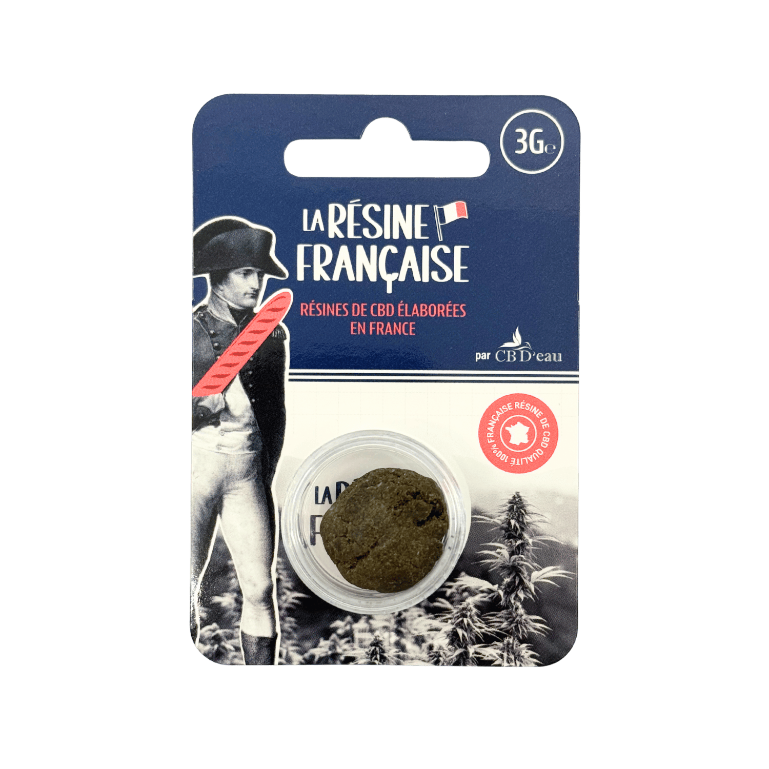 Solide Hash - Résine Française 3g - 34% CBD CBN — vue 2