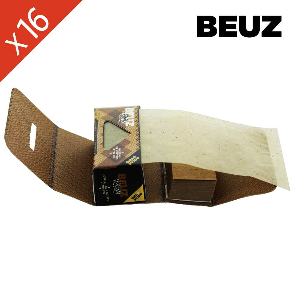 Boîte de 16 Rouleaux de Feuille à Rouler Slim Star + Filtres Beuz — vue 3