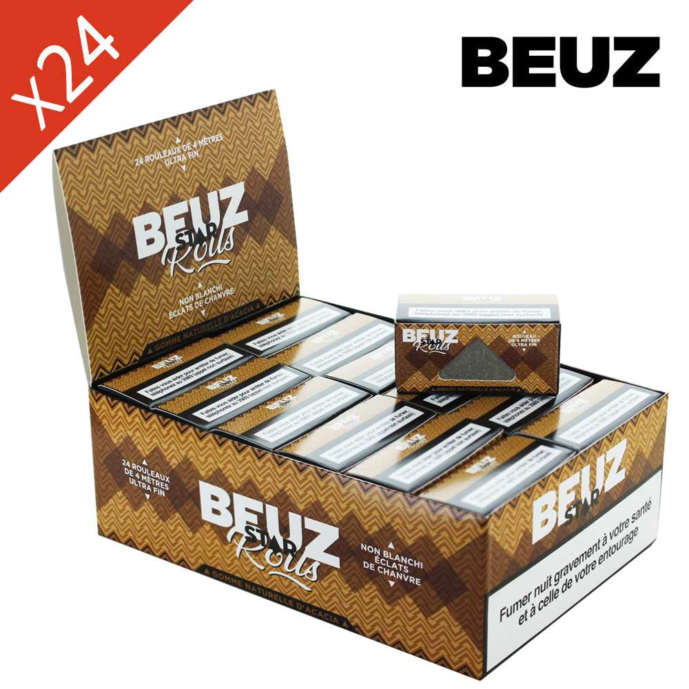 Boîte de 24 Rouleaux de Feuille à Rouler Slim Star Beuz — vue 4