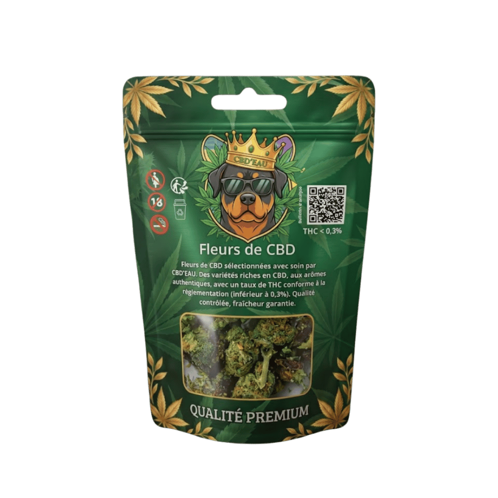 Fleur de CBD Lemon Haze 10g préemballée — vue 2
