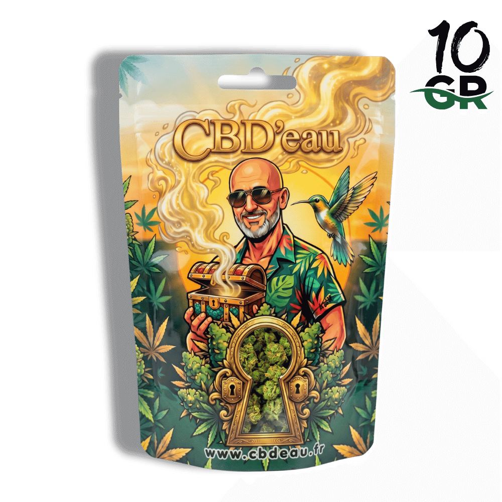 Fleur de CBD California Kush 10g préemballée
