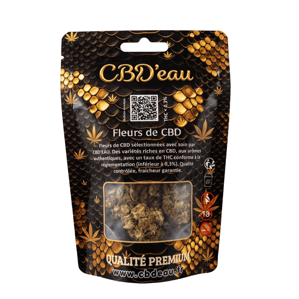 Fleur de CBD Super Silver Haze 10g préemballée